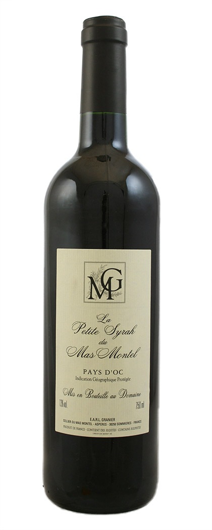 DOMAINE MAS MONTEL, LA PETITE SYRAH, VIN DE PAYS DU GARD